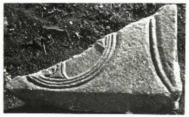 Τηγάνι, ναός. Τεμάχιον επιθήματος.