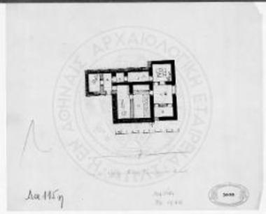 Κάτοψη της Οικίας των Τοιχογραφιών της Κνωσού.