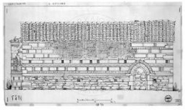 Άγιος Γεώργιος Ανδρούσης. Βόρειος όψις. Υπάρχουσα κατάστασις.