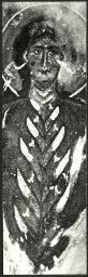 Σαγκρί Νάξου, ναός Αγ. Νικολάου. Εξαπτέρυγον, τοιχογραφία (1270).