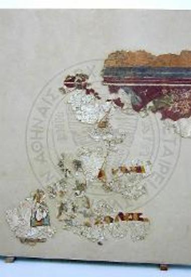 Τοιχογραφία από την σύνθεση των «Κυριών με τις Ανθοδέσμες».