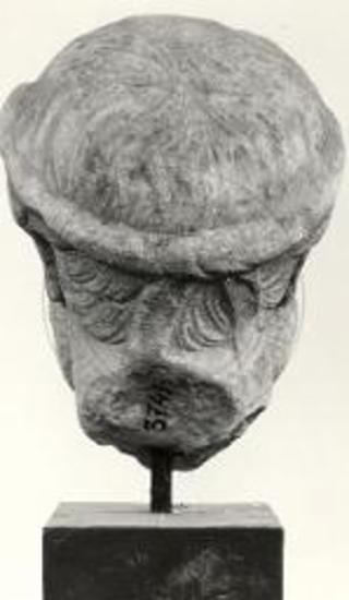Marble portrait head