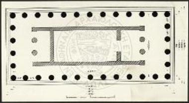 Κάτοψη του ναού του Άρεως.