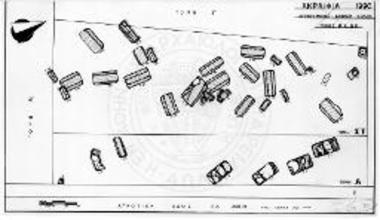 Οι τάφοι των τομών Α και ΣΤ.