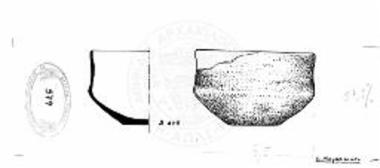 Προσοτσάνη Δράμας, τάφος 1 κληροτεμαχίου αρ. 8032, Άωτο σκυφίδιο Α 4118.
