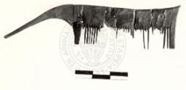 Ταφικός Κύκλος Β, τάφος Γ. Κτένιον εξ ελεφαντοστού.