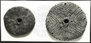 Τομέας VI, τομή VIB, πήλινα σφονδύλια.