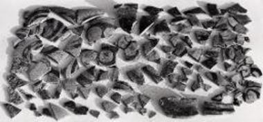 Όστρακα του ερυθρού πιθαμφορέως του θολωτού τάφου 1.