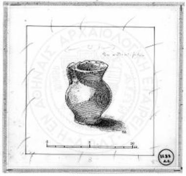 Τουρκογειτονιά. Χώρος 19. Σχέδιο γαλακτοδοχείου.