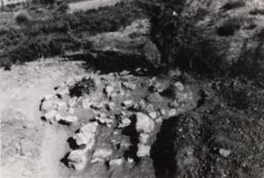 Παληοχώρια. Ο κυκλικός ταφικός περίβολος, ανώτατον στρώμα.