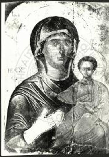 Παροικιά. Ναός Αγ. Μαρίνης. Παναγία η Ελεούσα.