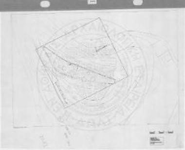 Βραυρών. Τοπογραφική αποτύπωση του βόρειου αναλημματικού τοίχου.