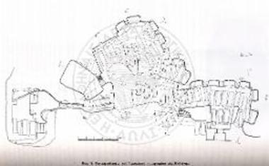 Γενική κάτοψις του διασκάφου κοιμητηρίου της Μεθώνης.