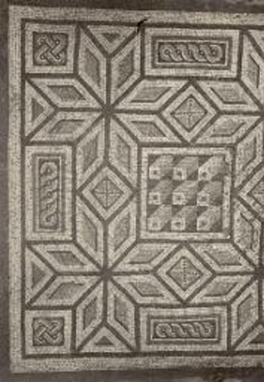 ΕΛΕΥΣΙΣ. Ψηφιδωτόν δάπεδον του δωματίου Β. της Ρωμαϊκής οικίας.