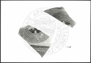 Πρωτογεωμετρική γραπτή κεραμεική από τις καύσεις.