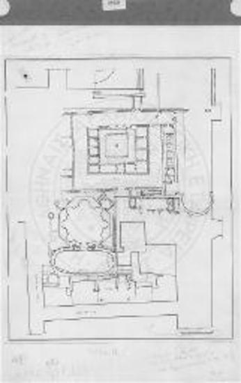 Τμήμα του ανακτορικού συγκροτήματος του Γαλερίου μετά την οικοδόμηση του Οκταγώνου.