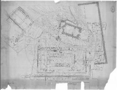 Σχεδίασμα του ναού μετά του Μικρού Ιερού.