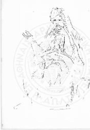 Νότιος τοίχος. Η δυτική μορφή (σχεδιαστική αποτύπωση Γ. Μιλτσακάκη).