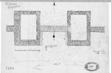 Η νοτία πύλη του περιβόλου της καλουμένης αγοράς μετά των εκατέρωθεν αυτής θυρωρείων.