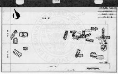 Οριζοντιογραφία της τομής Κόλλια/ΙΕ, ΙΒ.