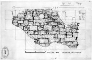 Όψη νότιου τοίχου ΥΡ υπόγειου θαλάμου.