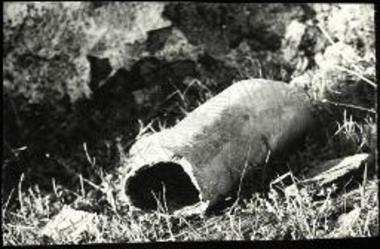 Πήλινος αγωγός. Πιθανώς ρωμαϊκός