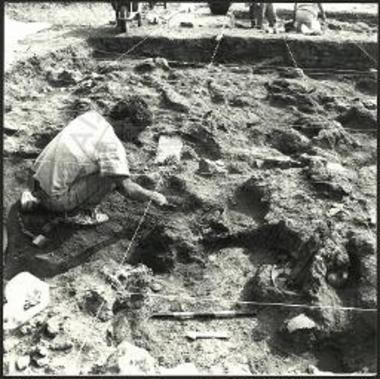 Τομέας VI. Τομή VIB, ανασκαφή στρώματος καταστροφής.