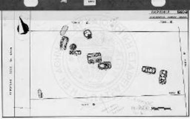 Οριζοντιογραφία της τομής Ε.