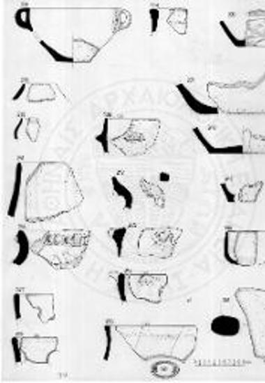 Κεραμική από την ανασκαφή της Δήμητρας.