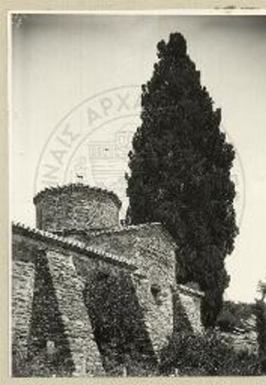 Άποψις της Παναγίας Μπρυώνη από ΝΔ.