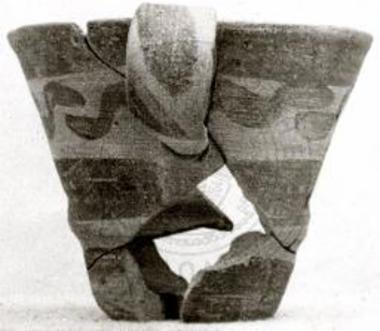 Ρούτση.  Εκ του θολωτού τάφου 1. Κύπελλον Κεφτί.