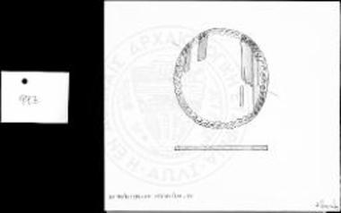 Πώμα ελεφάντινης πυξίδας.