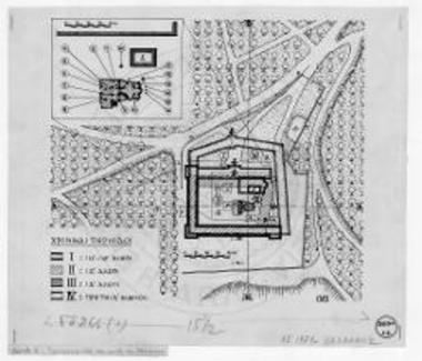 Τοπογραφικόν διάγραμμα της μονής της Θεοτόκου.