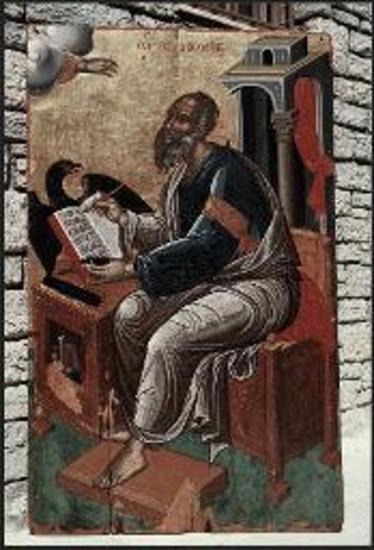 Μουσείο της Καστοριάς. Άγιος Ιωάννης ο Θεολόγος, μετά από τη συντήρηση.