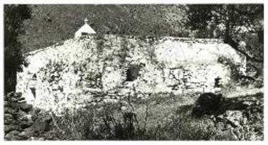 Φλομοχώρι, Άγιοι Ασώματοι. Ο ναός από ΝΑ.