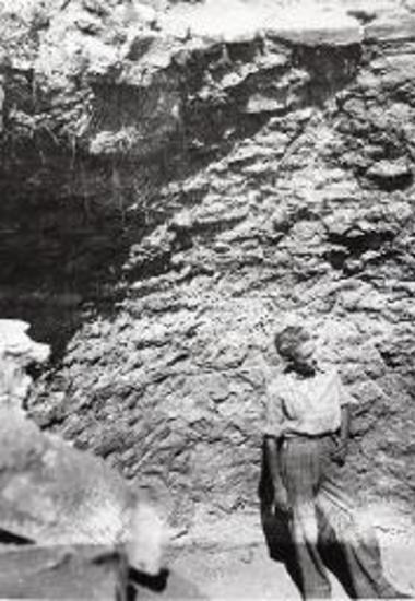 The tholos tomb vault.