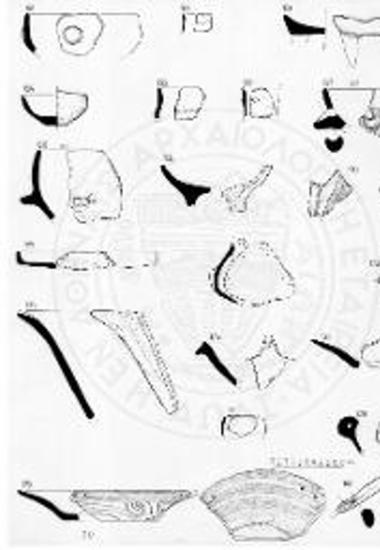 Κεραμική από την ανασκαφή της Δήμητρας.