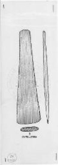 Η σμίλη αρ. κατ. 3 του θησαυρού των Πετραλώνων (Αρχαιολογικό Μουσείο της Θεσσαλονίκης).