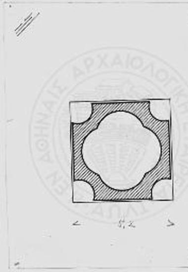 Κάτοψις της κρήνης της Θεβέστης (Ballu)