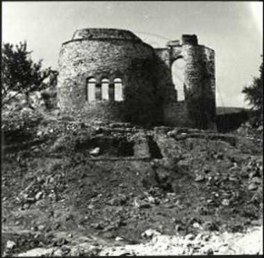 Ανατολική άποψις της βασιλικής μετά τας εργασίας της τρίτης περιόδου (1967).