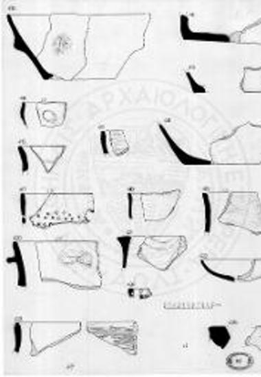 Κεραμική από την ανασκαφή της Δήμητρας.