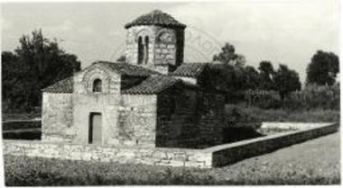 Κιρκιζάτες Άρτας. Ο Αγ. Νικόλαος της Ροδιάς μετά τας εργασίας αναστηλώσεως. Όψις από ΝΔ.