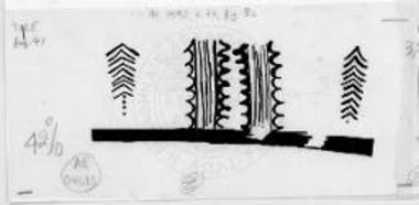 Krater bowl, Myc. IIIB-C1. Decoration.