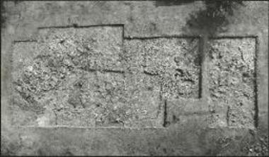 Γενική άποψη της ανασκαφής 1994 (αεροφωτογραφία).