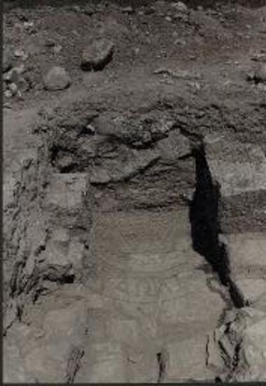 Τομέας Ι24, άποψη προς ΒΑ. Πλακόστρωτο δάπεδο ΜΔ΄ ανάμεσα στους τοίχους 115 και 117.