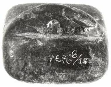 Σφραγιδόλιθος από στεατίτη με παράσταση πουλιού.