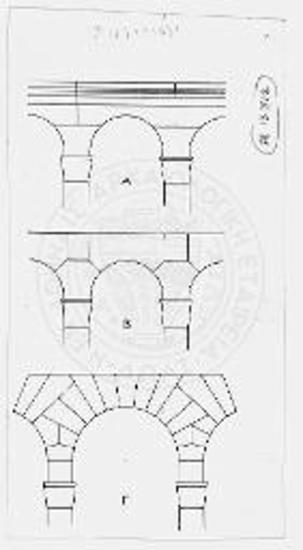 Διάφορα συστήματα δομής των τόξων των βασιλικών της Συρίας (Butler)