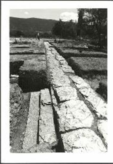 Δωδώνη. Δυτική στοά του Ιερού. Νότια, στενή πλευρά με τη μνημειακή κλίμακα. Άποψη από νοτιοανατολικά.