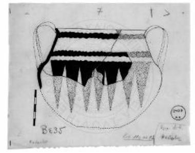 Βαθεία γραπτή φιάλη μετά λαβών κατηγ. IVα.