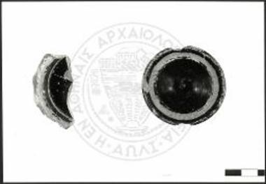 Δείγματα κεραμικής κλασικών χρόνων από τις διερευνητικές τομές στον οχυρωματικό τοίχο.